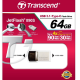 Transcend JetFlash 890 64GB USB 3.1 / Type-C Silver (TS64GJF890S)