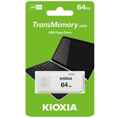 Kioxia 64 GB TransMemory U202 White (LU202W064GG4)