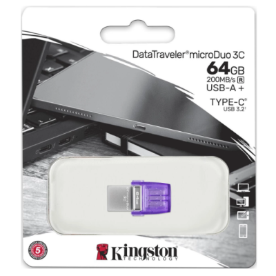 Kingston 64 GB DataTraveler microDuo 3C (DTDUO3CG3/64GB)