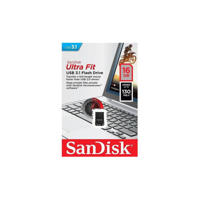 SanDisk 16 GB Flash Drive USB USB 3.1 Ultra Fit (SDCZ430-016G-G46)