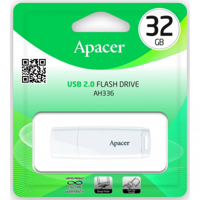 Apacer 32 GB AH336 White (AP32GAH336W-1)