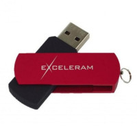 Exceleram 16 GB P2 Series Red/Black USB 2.0 (EXP2U2REB16)
