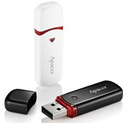 Apacer 64 GB AH333 Black USB 2.0 (AP64GAH333B-1)