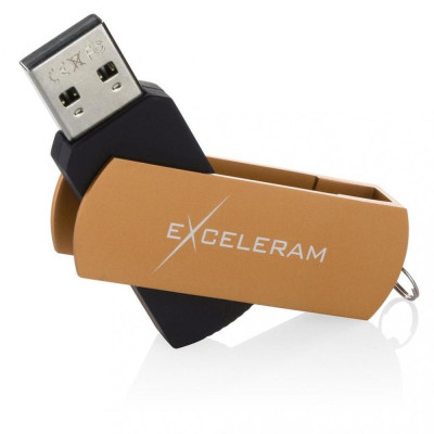 Exceleram P2 Black/Brown USB 2.0 EXP2U2BRB32