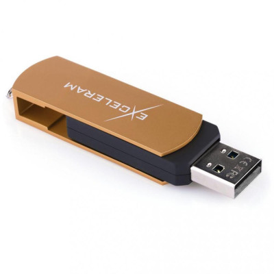 Exceleram P2 Black/Brown USB 2.0 EXP2U2BRB32