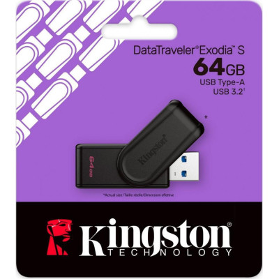 Kingston 64 GB USB 3.2 Type-A Gen1 DT Exodia S (DTXS/64GB)