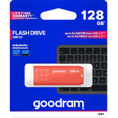 GOODRAM 128 GB UME3 USB3.0 Orange (UME3-1280O0R11)