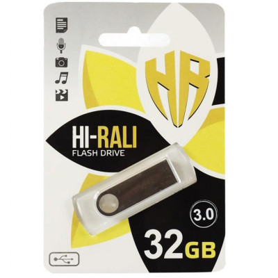 Hi-Rali 32GB Shuttle Series USB 3.0 Silver (HI-32GB3SHSL)