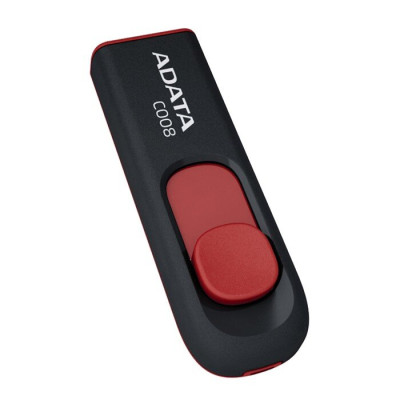 ADATA 64 GB Classic C008 Black/Red (AC008-64G-RKD)
