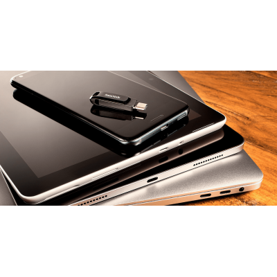 SanDisk 128 GB Ultra Dual Drive Go USB Type-C Black (SDDDC3-128G-G46)