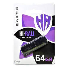 Hi-Rali 64GB Taga Series USB 2.0 Black (HI-64GBTAGBK)