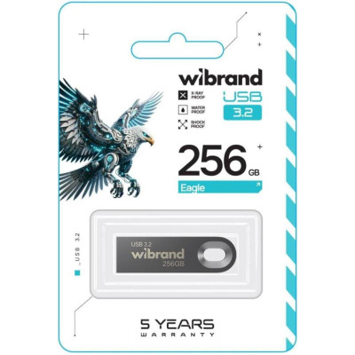 Wibrand 256 GB Eagle USB3.2 Gray (WI3.2/EA256U10G)