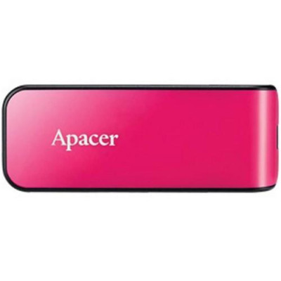 Apacer 64 GB AH334 Pink USB 2.0 (AP64GAH334P-1)