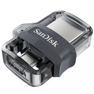 SanDisk 64 GB USB Ultra Dual OTG USB 3.0 Black (SDDD3-064G-G46)