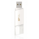 Silicon Power 16 GB Blaze B06 White (SP016GBUF3B06V1W)