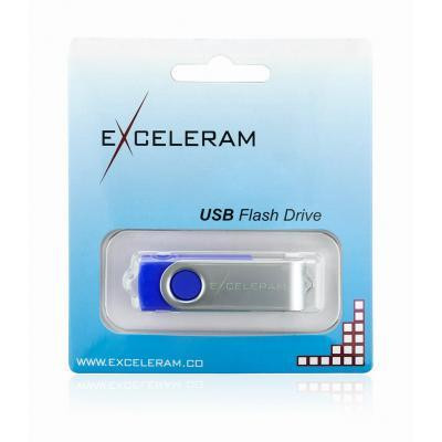 Exceleram 16 GB P1 Series Silver/Blue USB 2.0 (EXP1U2SIBL16)