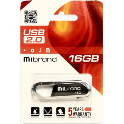 Mibrand 16 GB Aligator Grey (MI2.0/AL16U7G)