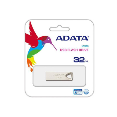 ADATA 32 GB UV210 Metal Golden Silver (AUV210-32G-RGD)