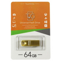 T&G 64GB Metal Series USB 2.0 Gold (TG117GD-64G)