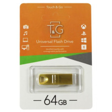 T&G 64GB Metal Series USB 2.0 Gold (TG117GD-64G)
