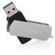 Exceleram 128 GB P2 Series Silver/Black USB 3.1 Gen 1 (EXP2U3SIB128)