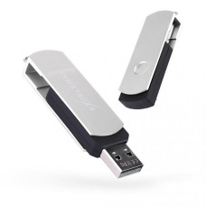 Exceleram 16 GB P2 Series Silver/Black USB 2.0 (EXP2U2SIB16)