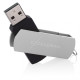 Exceleram 16 GB P2 Series Silver/Black USB 2.0 (EXP2U2SIB16)