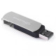 Exceleram 16 GB P2 Series Silver/Black USB 2.0 (EXP2U2SIB16)