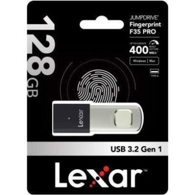 Lexar 128 GB JumpDrive Fingerprint F35 Pro USB3.2 (LJDF35P128G-RNBNG)