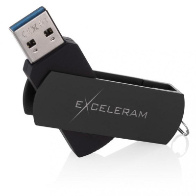 Exceleram 128 GB P2 Series Black/Black USB 3.1 Gen 1 (EXP2U3BB128)