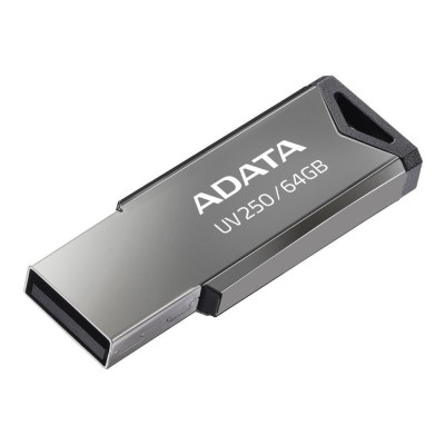 ADATA 64 GB UV250 Metal Black USB 2.0 (AUV250-64G-RBK)
