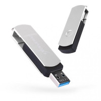 Exceleram P2 Black/Silver USB 3.1 EXP2U3SIB64