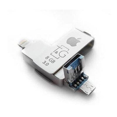 T&G 8GB 004 Metal Black USB 3.0/Lightning (TG004IOS-8G3)