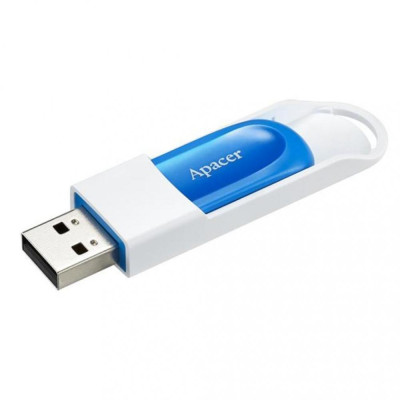 Apacer 64 GB AH23A USB 2.0 White/Blue (AP64GAH23AW-1)