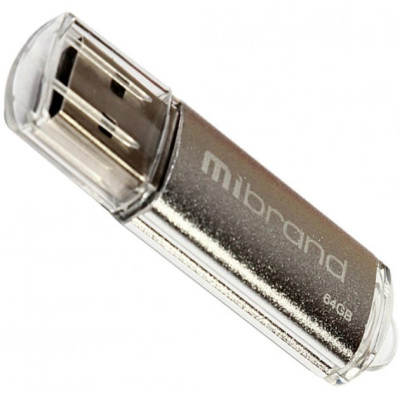 Mibrand 64GB Cougar USB 2.0 Silver (MI2.0/CU64P1S)