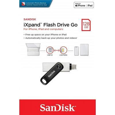 SanDisk 128 GB iXpand Go USB 3.0/Lightning (SDIX60N-128G-GN6NE)