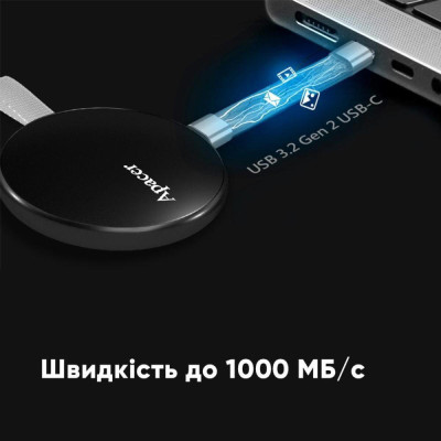 Apacer Magnetic Portable AS725 1 TB Black (AP1TBAS725B-1)