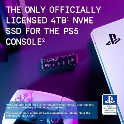 WD Black SN850P 4 TB for PS5 (WDBBYV0040BNC)