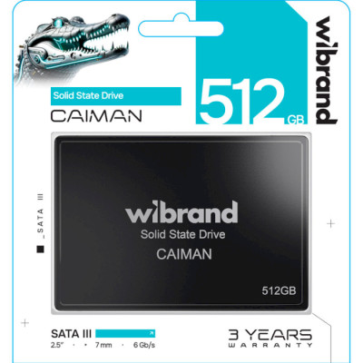 Wibrand Caiman 512GB 2.5 (WI2.5SSD/CA512GB)