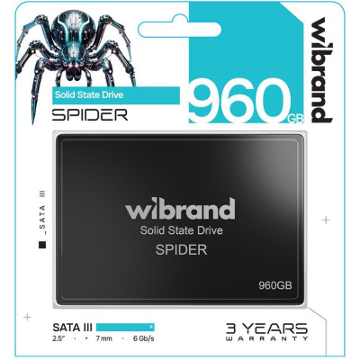 SSD Wibrand Spider 960GB 2.5 (WI2.5SSD/SP960GBST)