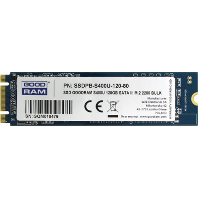 GOODRAM S400u 120 GB (SSDPR-S400U-120-80)