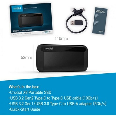 Crucial X8 2 TB (CT2000X8SSD9)