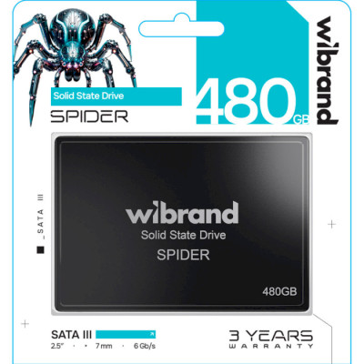 Wibrand Spider 480GB 2.5 (WI2.5SSD/SP480GB)