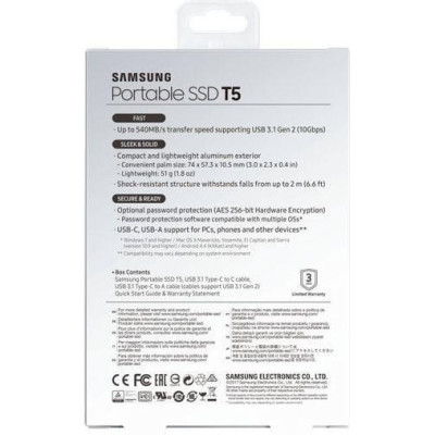 Samsung T5 2 TB (MU-PA2T0B/EU)