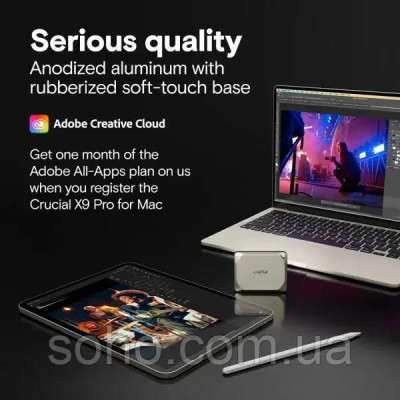 Crucial X9 Pro for Mac (CT2000X9PROMACSSD9B)