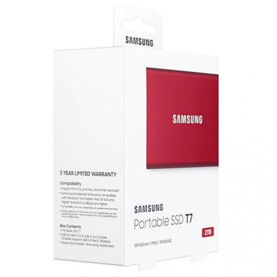 Samsung T7 2 TB Red (MU-PC2T0R/WW)
