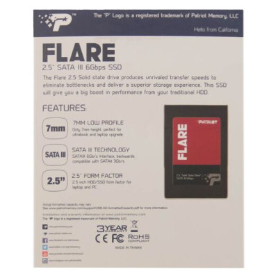 PATRIOT Flare 60 GB (PFL60GS25SSDR)
