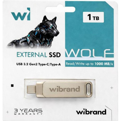 Wibrand Wolf 1 TB Silver (WIEXSSD/WO1TB)