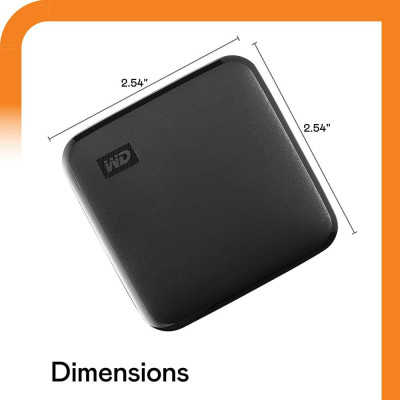 WD Elements SE Black 480 GB (WDBAYN4800ABK-WESN)