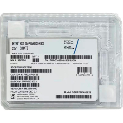 Intel D5-P5530 (SSDPF2KX038XZN1) 3,8TB